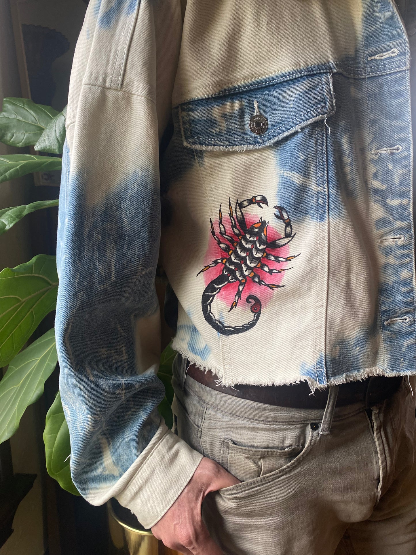 Custom Denim Jacket Flourish
