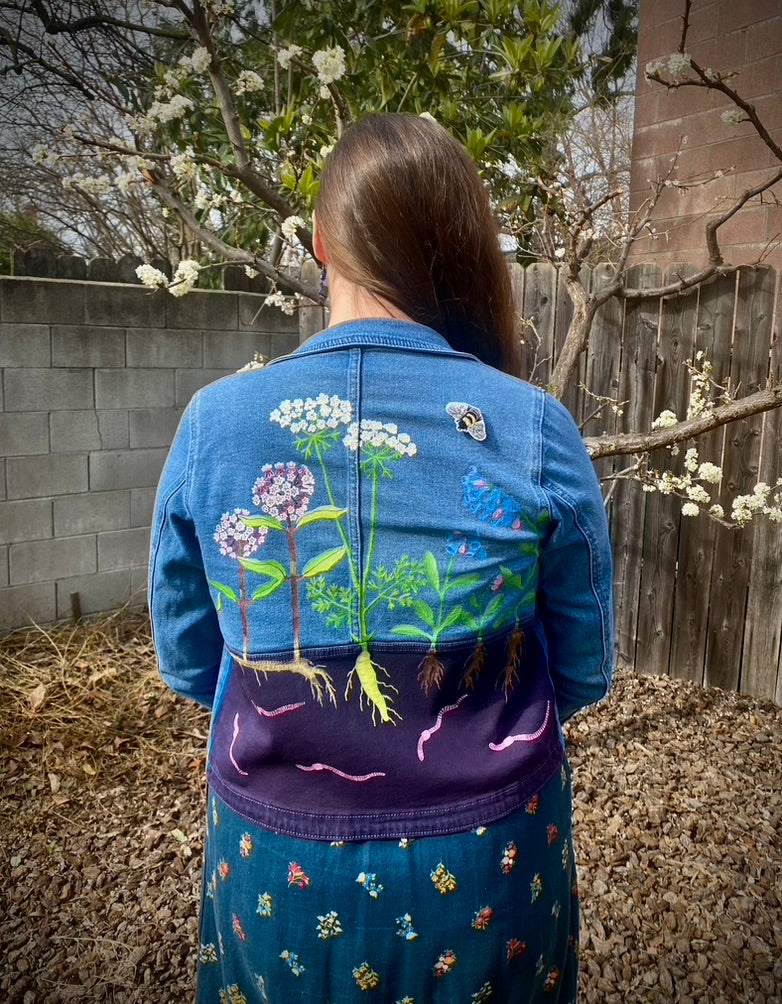 Custom Denim Jacket (Large Design)