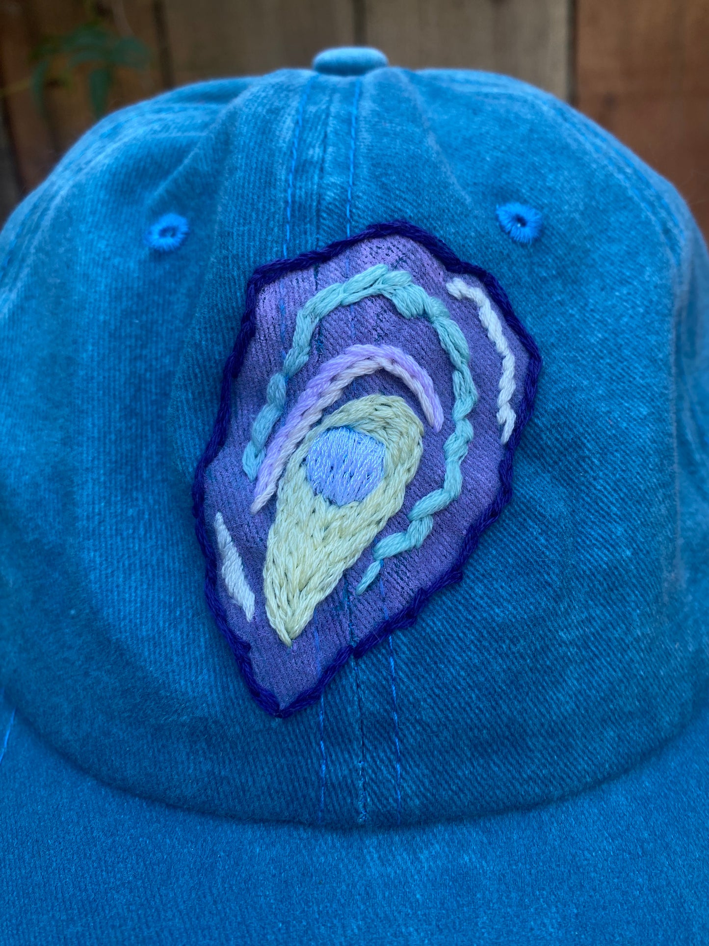 Embroidered Oyster Oracle Hat